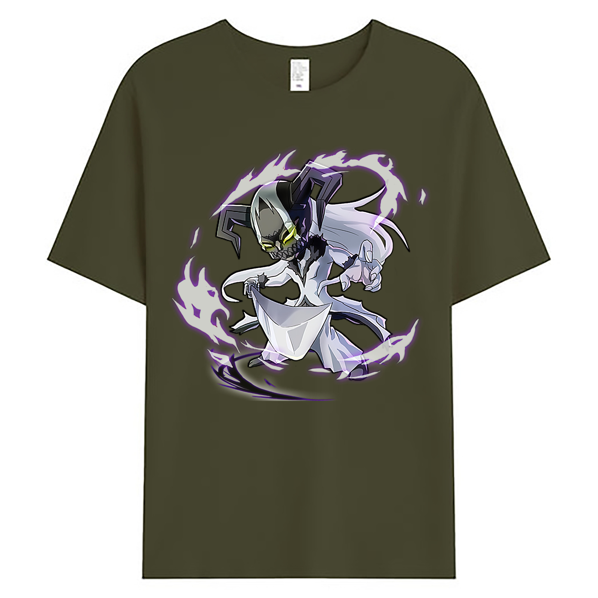 （画像用） ブリーチ 黒崎一護（くろさき いちご）BLEACH Kurosaki Ichigo 綿100％ メンズ半袖Tシャツ｜肌触りやわらか＆通気性